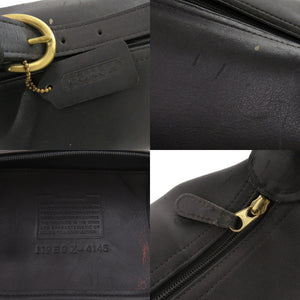 コーチ オールドコーチ レザー ブラック ハンドバッグ 黒 0512【中古】COACH