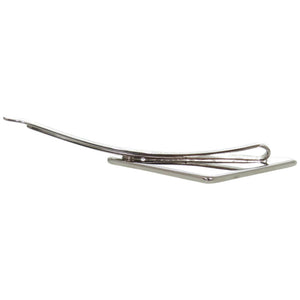 新品同様 プラダ ヘアクリップ トライアングル ロゴ 1IF051 2BA6 F0E18 00 メタル alabastro シルバー その他アクセサリー 0513【中古】PRADA