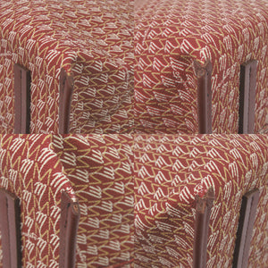 美品 モラビト オートグラフ トートGM コットン/カーフレザー レッド トートバッグ 赤 0516【中古】MORABITO