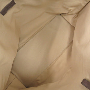 新品同様 モラビト オートグラフ トートGM コットン/カーフレザー ホワイト トートバッグ 白 0517【中古】MORABITO