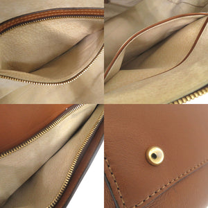 美品 ジェイアンドエムデヴィッドソン 2WAY 斜めがけ 肩がけ ハンドバッグ レザー ブラウン 0519【中古】J&M Davidson