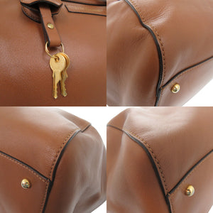 美品 ジェイアンドエムデヴィッドソン 2WAY 斜めがけ 肩がけ ハンドバッグ レザー ブラウン 0519【中古】J&M Davidson