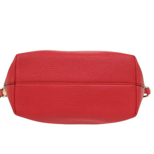 美品 ドルチェアンドガッバーナ BB6222 レザー レッド 2way ショルダーバッグ 赤 0520【中古】DOLCE&GABBANA