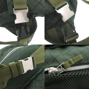 美品 ボッテガヴェネタ ナイロンボディバッグ ナイロン グリーン 0525【中古】BOTTEGAVENETA