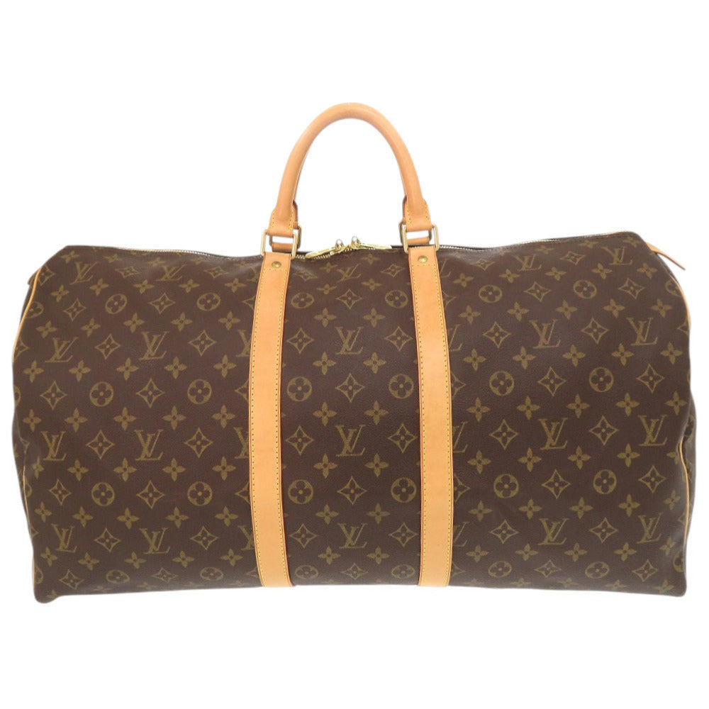 ルイ ヴィトン キーポル55 モノグラム M41424 ブラウン ボストンバッグ LV 0534【中古】LOUIS VUITTON