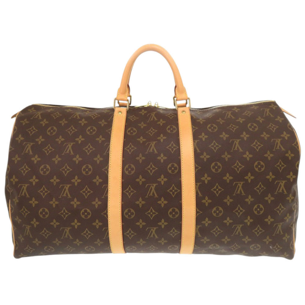 ルイ ヴィトン キーポル55 モノグラム M41424 ブラウン ボストンバッグ LV 0534【中古】LOUIS VUITTON