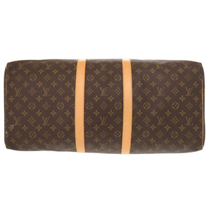 ルイ ヴィトン キーポル55 モノグラム M41424 ブラウン ボストンバッグ LV 0534【中古】LOUIS VUITTON