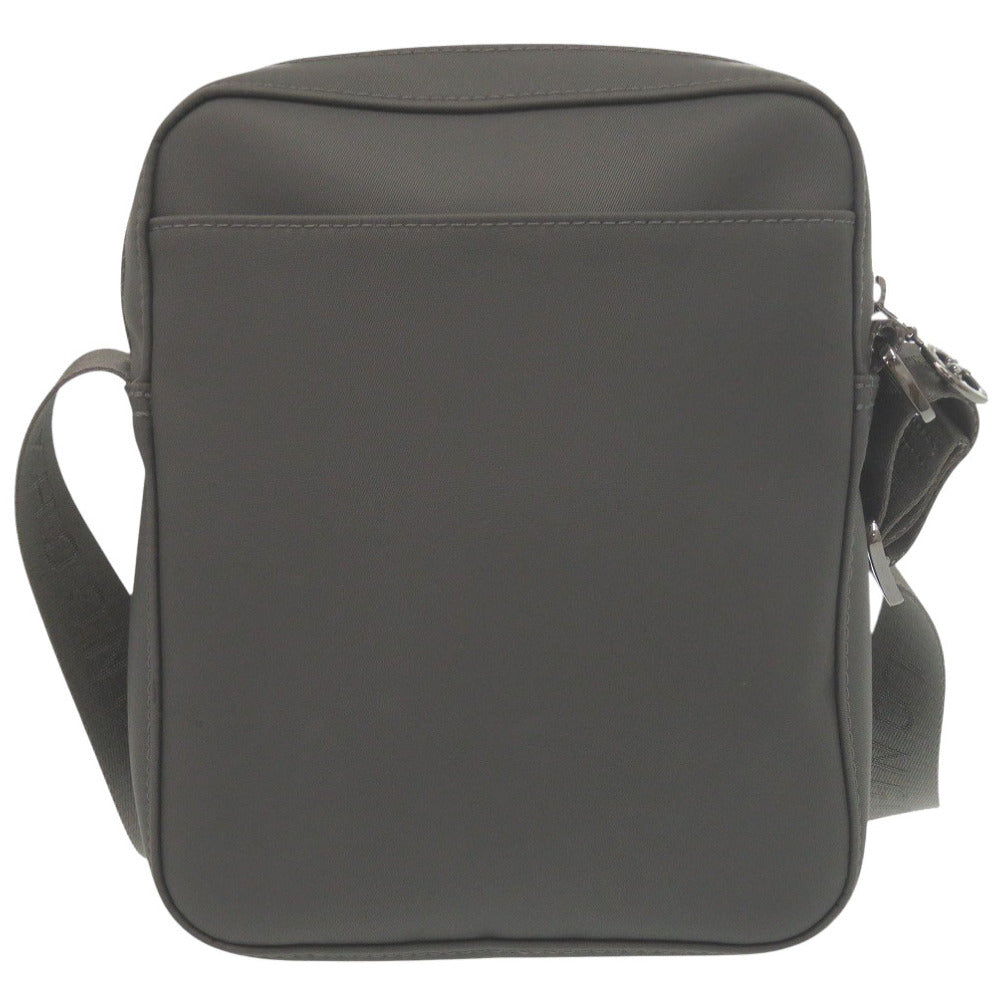 美品 ロンシャン ナイロン/型押しレザー グレー系 ショルダーバッグ 0538【中古】Longchamp