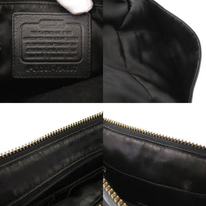 コーチ F24687 レザー ブラック 2way ショルダーバッグ 黒 0539【中古】GUCCI