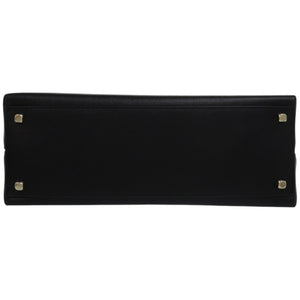 美品 サルヴァトーレフェラガモ ガンチーニ AF-21 0290 レザー ブラック 黒 ハンドバッグ 0541【中古】Salvatore Ferragamo