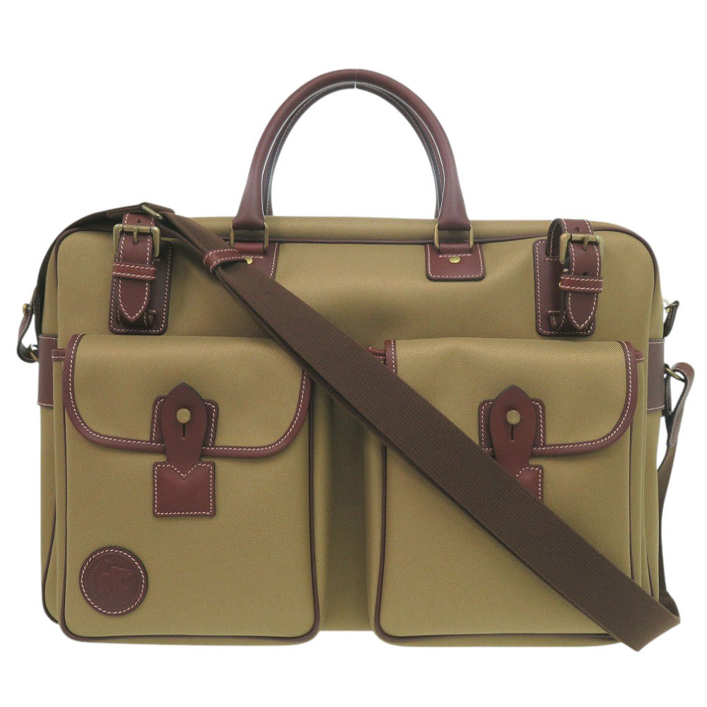 未使用 ハンティングワールド サファリ ポリエステル カーキ ボストンバッグ 0553【中古】HUNTING WORLD