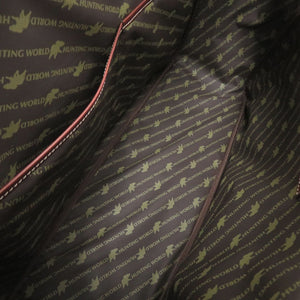 未使用 ハンティングワールド サファリ ポリエステル カーキ ボストンバッグ 0553【中古】HUNTING WORLD