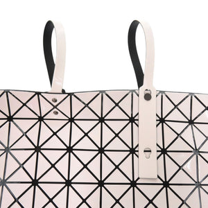 美品 イッセイミヤケ BAOBAO バオバオ LUCENT PRO-3 BB53-AG071-1 PVC ホワイト 白 トートバッグ 0559【中古】ISSEY MIYAKE