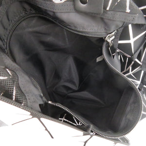 美品 イッセイミヤケ BAOBAO バオバオ LUCENT PRO-3 BB53-AG071-1 PVC ホワイト 白 トートバッグ 0559【中古】ISSEY MIYAKE