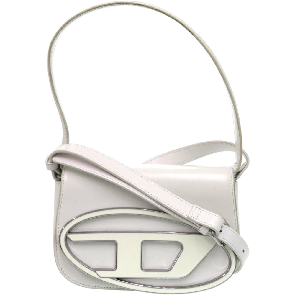 美品 ディーゼル ワンショルダー 1DR ワンダー クロスボディ RN93243 CA25594 レザー ホワイト 白 ショルダーバッグ 0563【中古】DIESEL