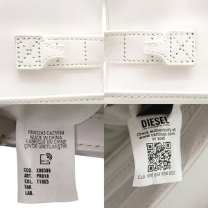 美品 ディーゼル ワンショルダー 1DR ワンダー クロスボディ RN93243 CA25594 レザー ホワイト 白 ショルダーバッグ 0563【中古】DIESEL