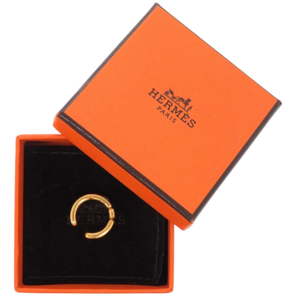 新品同様 エルメス イヤーカフ オランプPM メタル ヴォーエプソン イエロー 黄 イヤリング 0572【中古】HERMES