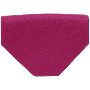 美品 エルメス ヴァンキャトル ヴォーエプソン ローズパープル A刻印 紫 コインケース 財布 0574【中古】HERMES