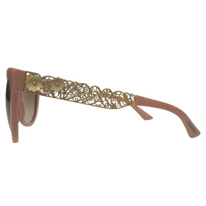 新品同様 ドルチェアンドガッバーナ Filigrana Matte Powder サングラス キャットアイズ DG 4211 258513 プラスチック ピンク 0575【中古】DOLCE&GABBANA