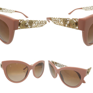 新品同様 ドルチェアンドガッバーナ Filigrana Matte Powder サングラス キャットアイズ DG 4211 258513 プラスチック ピンク 0575【中古】DOLCE&GABBANA