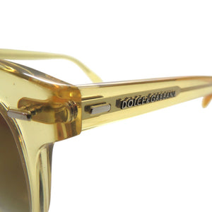 美品 ドルチェアンドガッバーナ フルフレーム サングラス DG 4254 2825/F9 プラスチック イエロー 0576【中古】DOLCE&GABBANA