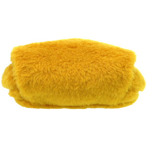 新品同様 マックスマーラ BANANE テディ 451614246 ポリエステル アルパカ イエロー 黄 ショルダーバッグ 0581【中古】MAX MARA