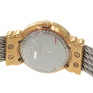 未使用 シャリオール サントロペ 028BHP.540.552 SS ホワイトシェル ピンクゴールド 白文字盤 クオーツ 腕時計 0597【中古】CHARRIOL