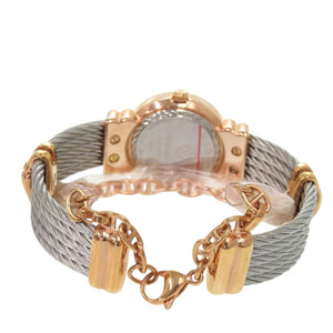 未使用 シャリオール サントロペ 028PI.540.556 SS ホワイトシェル ピンクゴールド 白文字盤 クオーツ 腕時計 0600【中古】CHARRIOL