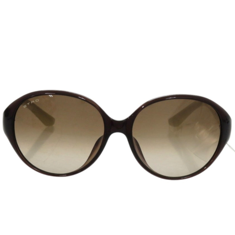 未使用品 エトロ ET667SK 265 61□16 130 #2 メタル ブラウン 白 茶 サングラス 0624【中古】ETRO