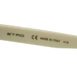 未使用品 エトロ ET667SK 265 61□16 130 #2 メタル ブラウン 白 茶 サングラス 0624【中古】ETRO