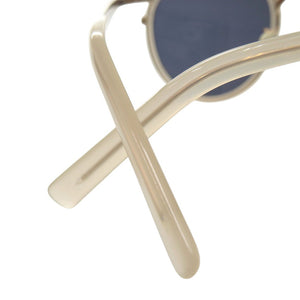 未使用品 カール ラガーフェルド ツーブリッジ サングラス KL944SK アセテート メタル ホワイト 0629【中古】KARL LAGERFELD