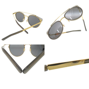 未使用品 カール ラガーフェルド ツーブリッジ サングラス KL944SK アセテート メタル グレー 0630【中古】KARL LAGERFELD