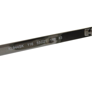 未使用品 カールラガーフェルド ツーブリッジ KL944SK 116 55□21 140 #3 プラスチック メタル ライトブルー サングラス 0631【中古】KARL LAGERFELD