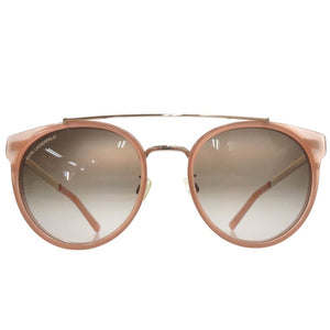 未使用品 カール ラガーフェルド ツーブリッジ サングラス KL944SK アセテート メタル ピンクベージュ 0632【中古】KARL LAGERFELD