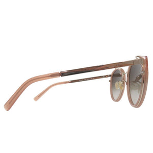 未使用品 カール ラガーフェルド ツーブリッジ サングラス KL944SK アセテート メタル ピンクベージュ 0632【中古】KARL LAGERFELD