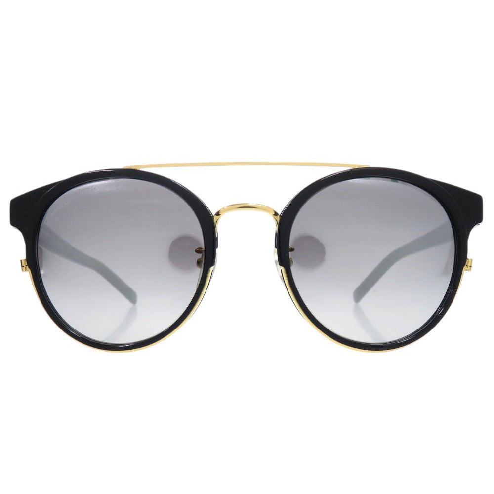 未使用品 カールラガーフェルド ツーブリッジ サングラス KL945SK アセテート メタル ブラック 0633【中古】KARL LAGERFELD