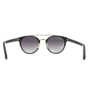 未使用品 カールラガーフェルド ツーブリッジ サングラス KL945SK アセテート メタル ブラック 0633【中古】KARL LAGERFELD