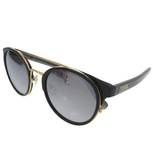 未使用品 カールラガーフェルド ツーブリッジ サングラス KL945SK アセテート メタル ブラック 0633【中古】KARL LAGERFELD