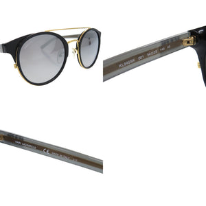 未使用品 カールラガーフェルド ツーブリッジ サングラス KL945SK アセテート メタル ブラック 0633【中古】KARL LAGERFELD
