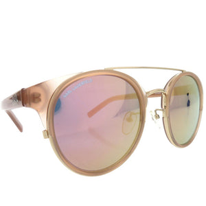 未使用品 カール ラガーフェルド ツーブリッジ サングラス KL945SK アセテート メタル ピンクベージュ 0634【中古】KARL LAGERFELD