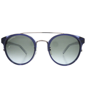 未使用品 カールラガーフェルド ツーブリッジ サングラス KL945SK アセテート メタル ネイビーブルー 0635【中古】KARL LAGERFELD