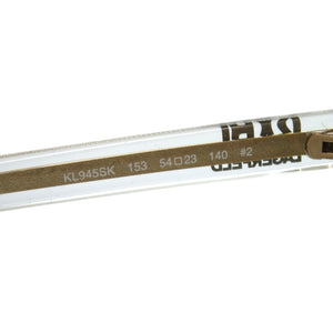 未使用品 カールラガーフェルド ツーブリッジ KL945SK 153 54□23 140 #2 プラスチック メタル ホワイト サングラス 0636【中古】KARL LAGERFELD