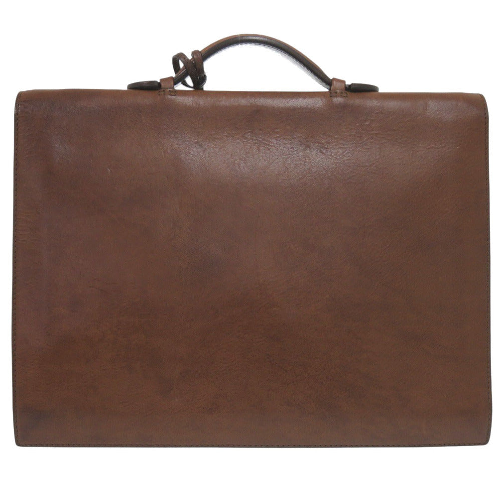 ポロ ラルフローレン レザー ブラウン ビジネスバッグ 茶 0639【中古】POLO RALPH LAUREN