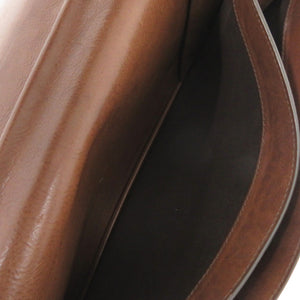 ポロ ラルフローレン レザー ブラウン ビジネスバッグ 茶 0639【中古】POLO RALPH LAUREN