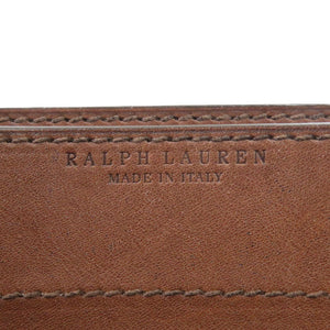 ポロ ラルフローレン レザー ブラウン ビジネスバッグ 茶 0639【中古】POLO RALPH LAUREN