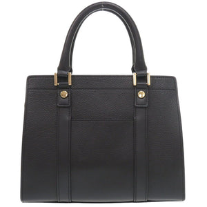 美品 ハンティングワールド 2WAY レザー ブラック ハンドバッグ 黒 0641【中古】HUNTING WORLD