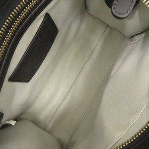 美品 ハンティングワールド 2WAY レザー ブラック ハンドバッグ 黒 0641【中古】HUNTING WORLD