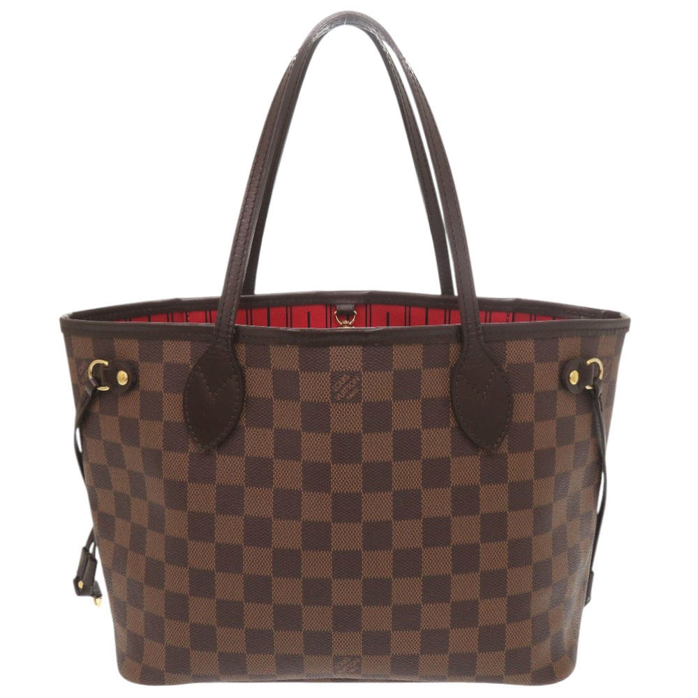 ルイ ヴィトン ネヴァーフルPM ダミエ N51109 ブラウン トートバッグ LV 0647【中古】LOUIS VUITTON