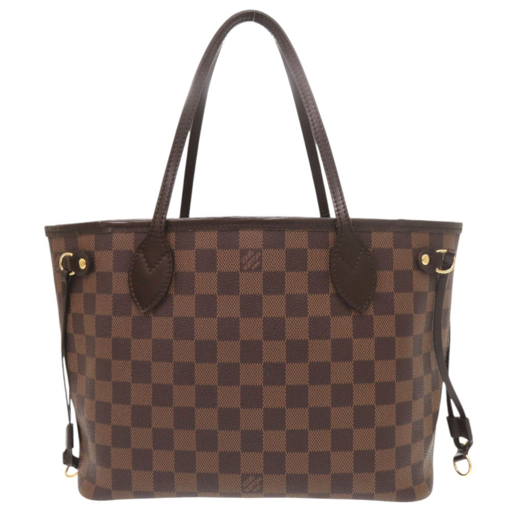 ルイ ヴィトン ネヴァーフルPM ダミエ N51109 ブラウン トートバッグ LV 0647【中古】LOUIS VUITTON
