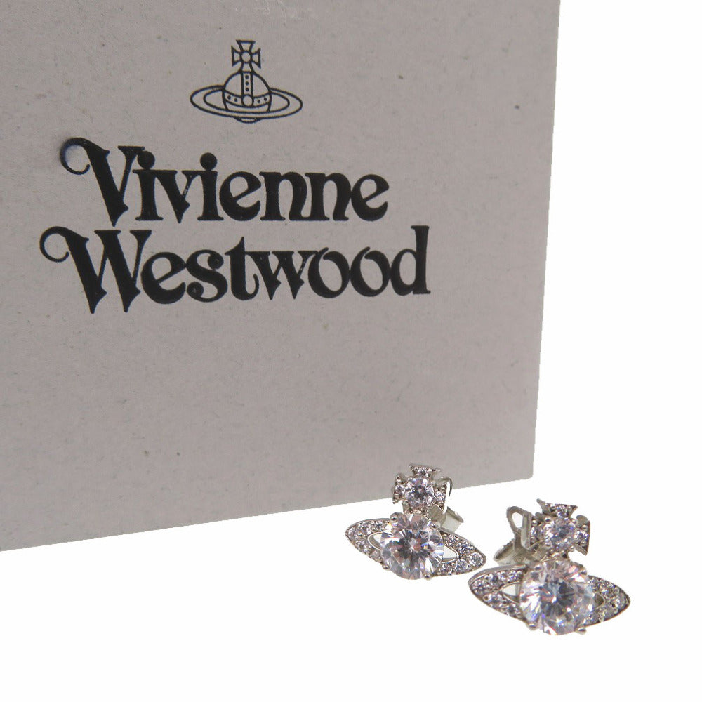 新品同様 ヴィヴィアンウエストウッド ピアス アクセサリー 王冠 地球 スターリングシルバー 0652【中古】Vivienne Westwood